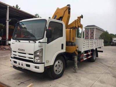 Japan Brand 4X2 6ton Folding Arm Truck Mounted Crane