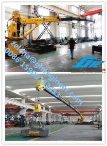 10t10m Hydraulic Telescopic Marine Crane