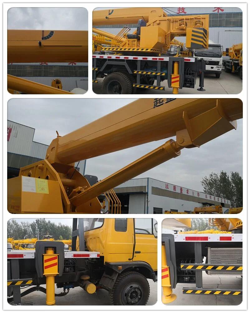 Hydraulic Crane Truck 10 Ton Pickup Mobile Truck Crane Sale in Qatar