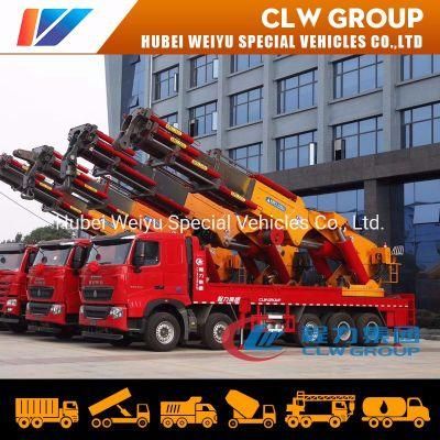 Army Use HOWO 10*4 Military 80t 100t 120t 150t Heavy Duty Truck Mounted Crane Truck