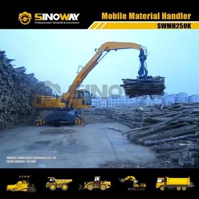 Forestry and Logging Equipment 25ton Log Handling Crane Manufacturers