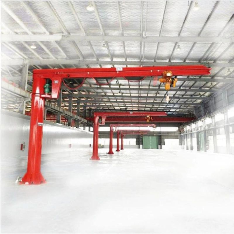 Dy Factory Workshop Electric Wire Rope Hoist 0.5 1 1.5 2 3 4 5 Ton 0.5ton 1ton 1.5ton 2ton 3ton 4ton 5ton Pillar Arm Jib Crane Price 360 Degree Supplier