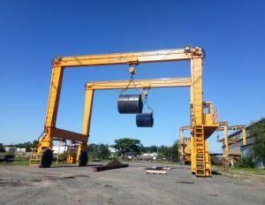 Industrial Rubber Tired Gantry Crane for Sale