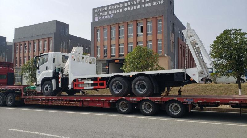 Isuzu 4X2 Cargo Truck with Sany Hydraulic 6tons 8tons Crane Lorry-Mounted Crane Mobile Telescoping Boom Aerial Car