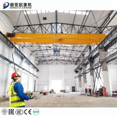 Dingya Customized 5ton 10ton 15ton 10m Electric Single Girder Hanging Bridge Crane