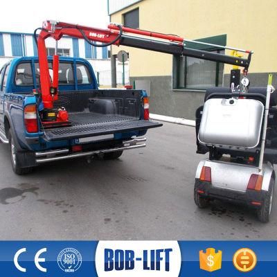 Small Electric Pickup Truck Crane Hydraulic Boom