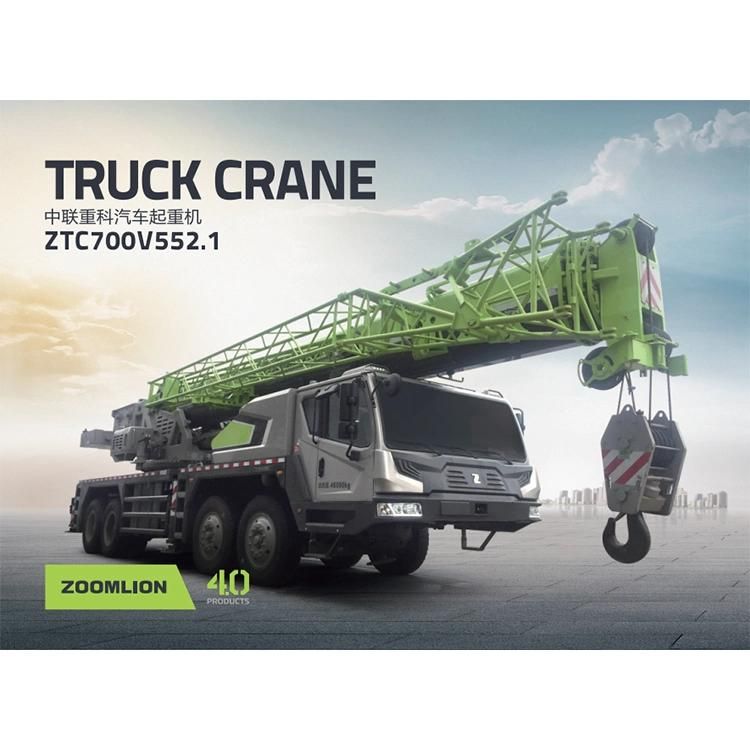 Zoomlion 70ton Mobile Truck Crane Ztc700V552 Big Discount