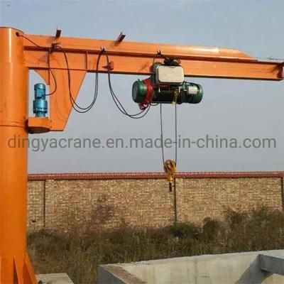 Dy High Quality 2ton 3ton 4ton 5ton 6ton 8ton 10ton Electric 270 360 Degree Wall Mounted Rotate Jib Crane