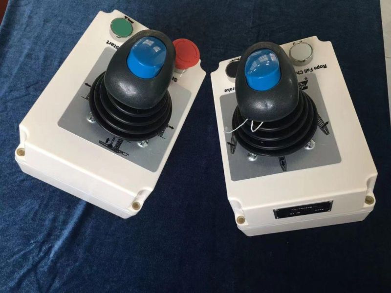 Tower Crane Controls Joystick Master Controller in Operator Cabin