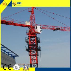Ce Certificate Boom 60m Max 10t Electric Tower Crane Qtz100 for Lifting Goods