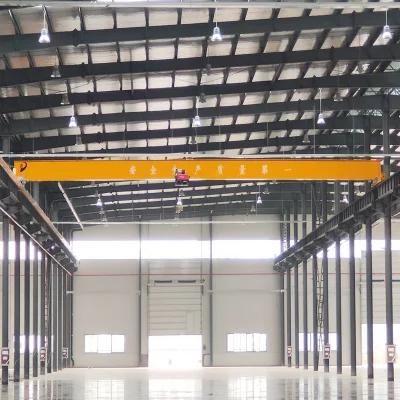 Industrial Lifting Equipment 10ton Single Girder Bridge Overhead Crane with Electric Hoist