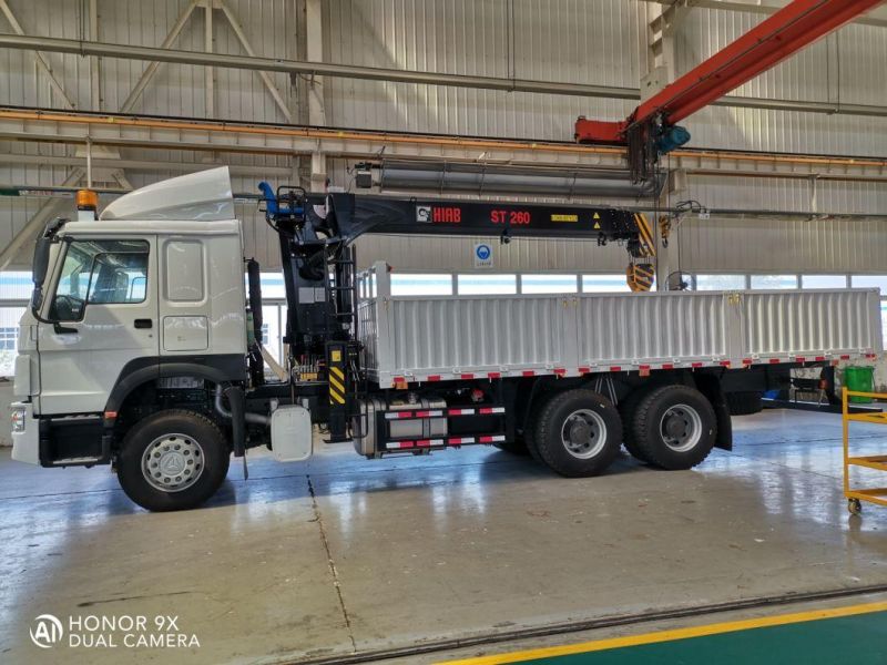 Sinotruk HOWO 6X4 10t Folding Folded Telescopic Equipment Mounted Crane Truck