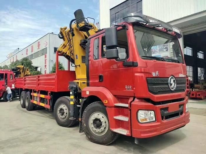 Shacman 8X4 Truck Mounted Crane 25tons Kunckle Boom Palfinger Crane