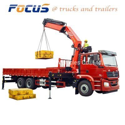 Heavy Dongfeng Foton FAW Hydraulic Hoisting Crane Truck with Knuckle Folding Boom