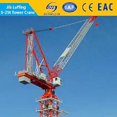 10t Luffing Jib Tower Crane with 12ton Jib 50m