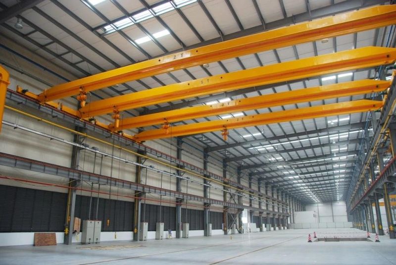 Liftor CE Certificate Europe Style Bridge Crane 1 2 3 5 10 Ton Single Girder Overhead Crane Price for Sale