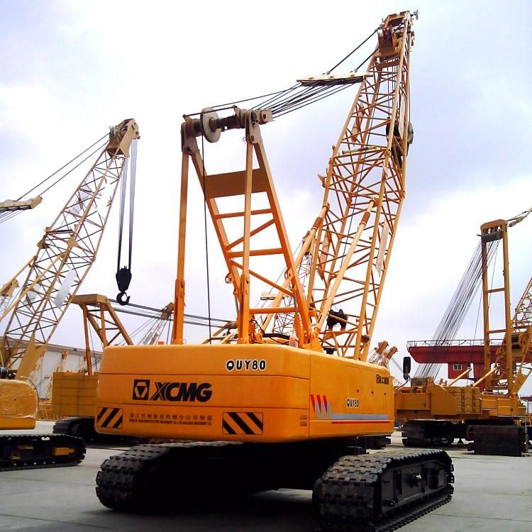 High Quality 80t Mini Crawler Crane Quy80e Crawling Crane