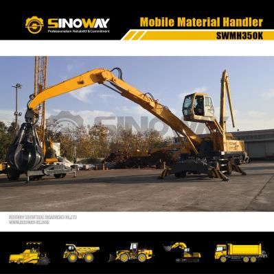 China Material Handling Excavator Mobile Material Handlers for Loading Baler
