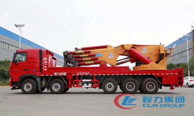 Sinotruk HOWO 6X6 12 Wheels Cargo Truck with 10 Tons Crane