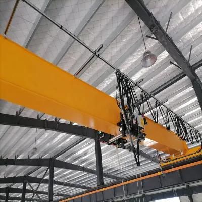 Dy Workshop Hoist Double Beam Overhead Bridge Crane 2ton