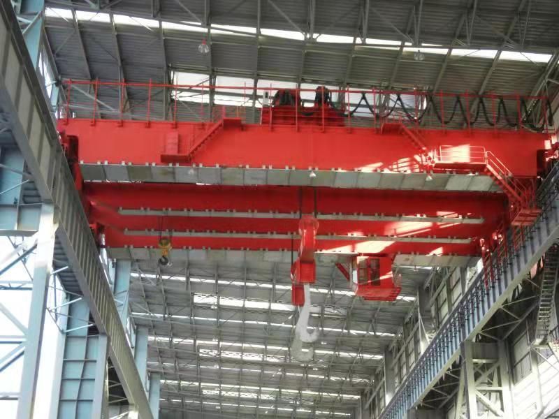 Steel Plant Use Ladle Crane Double Beams Overhead Travelling Crane