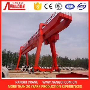 50 Ton Single/Double Girder/Beam Gantry Crane with Hook/Grab