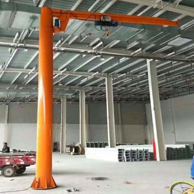 Floor Mounted Slewing Electric 3ton Jib Crane with Flange