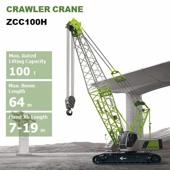 Zoomlion Zcc100h 100 Ton Crawler Crane Price