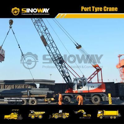 40 Ton Port Tyre Crane Sinoway Mobile Harbor Crane Price