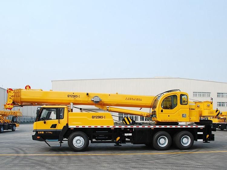 Sinomada Truck Crane 25ton 48 Meter 5 Jib Mobile Crane Qy25K5-I Price