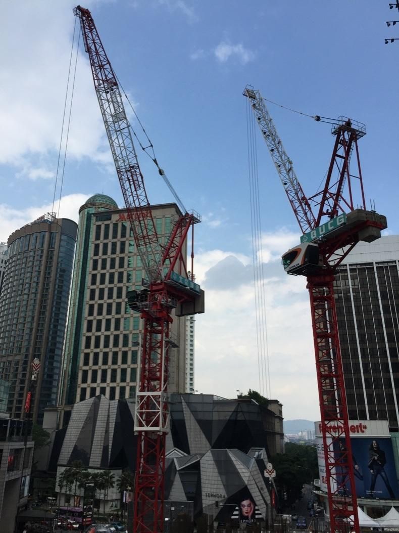 L500A Fast Lifting Speed Construction Machinery Luffing Jib Tower Crane
