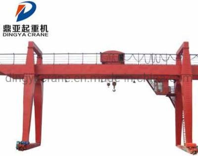 Dy Top Selling 5t 10t 15t 20t 25t 50t Double Girder Gantry Crane with Electric Hoist