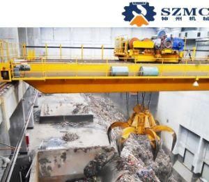 Qz Type Double Girder Grab Overhead Bridge Crane 5t 20t