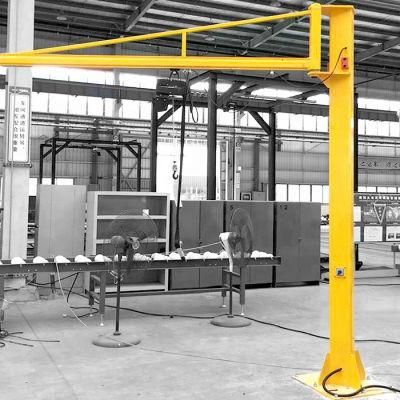 Bz Type High Quality 360 Degree Workshop 360 Degree Pillar Stationary Jib Crane 1 Ton