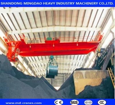 Double Girder Overhead Crane with Hydraulic Grab Bucket