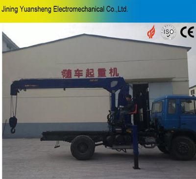 Manufacturer Multi-Tonnage Hydraulic Lorry Crane with Winch for Sale in Singapore