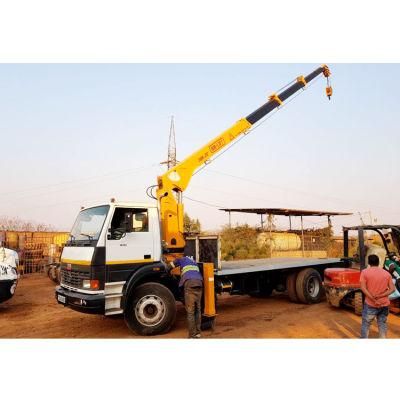Small 6.3 Ton Telescopic Truck Boom Mounted Crane Specification