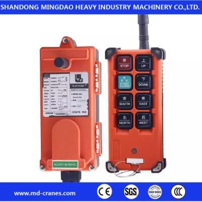 100 Meters Control Distance Range Industrial Push Button Pendent Control and Wireless Remote Controller
