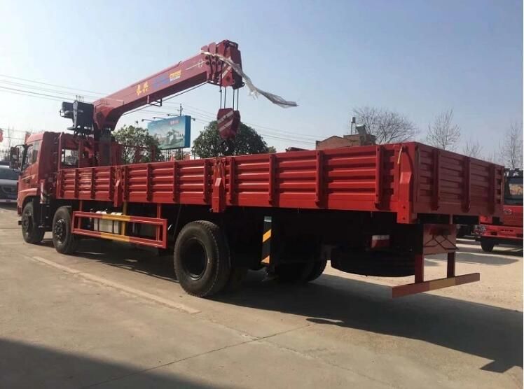 Factory Direct 12 Ton Telescopic Boom Hbqz Truck-Mounted Crane Sq12s5