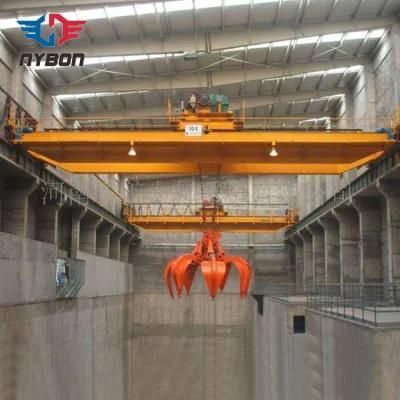 20 Ton Double Girder Grab Bucket Crane with CE Certificated