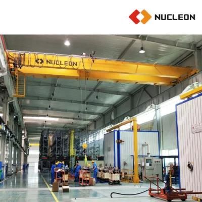 Low Deadweight Industrial Double Girder Eot Overhead Travelling Crane 15 T for Steel Fabrication Shop