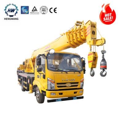 Hengwang Hwqy12t Rough Terrain Crane Truck Mounted Crane for Sale