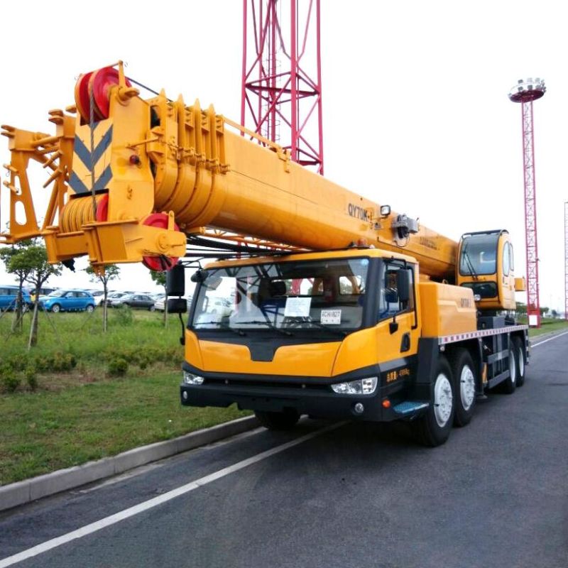 Hot Sell 70 Ton Mobile Lifting Crane with 59.5m Lift Height Qy70K-I