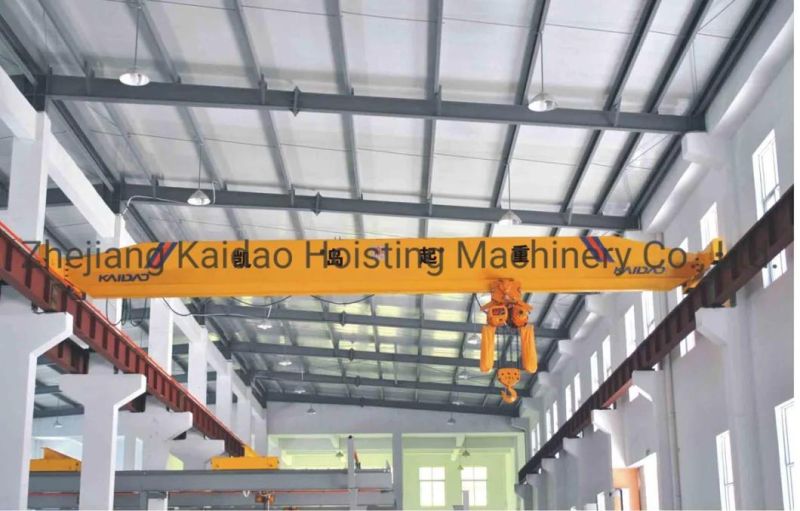 20 Ton Factory Monorail Travelling Single Beam Overhead Crane