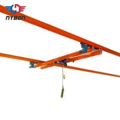 Rail Single Beam Overhead Crane Monorail Cranes with Chain Hoist