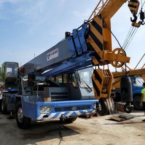 Used 25ton Truck Crane Tadano Tl-250e Secondhand Japan Made 25ton Crane