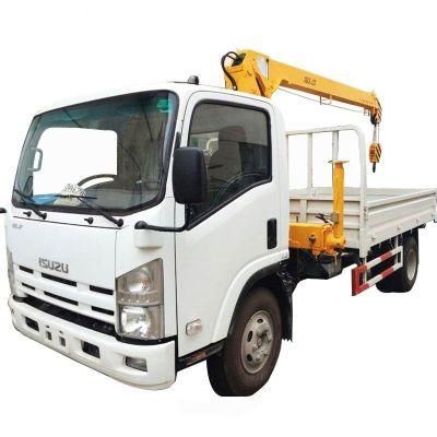 Isuzu 700p 4 Ton Boom Truck Crane, 4t Mobile Crane, 4 Tons Truck Mounted Crane