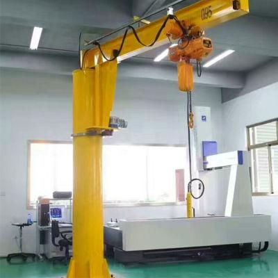 High Strength Pillar Jib Crane with 1ton 2ton Electric Hoist
