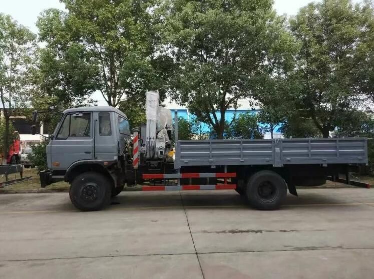 4X2 Dongfeng 3.2t 4t 5t 6t Knuckle Boom Truck Mounted Crane
