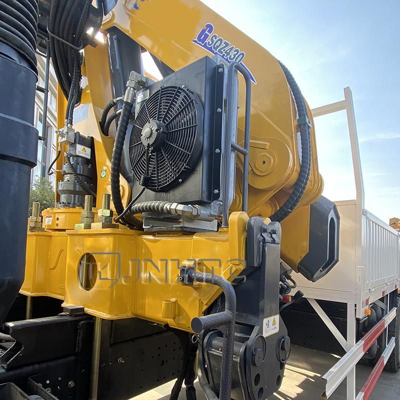 Shacman F3000 6X4 Straight Arm Crane Cargo Truck